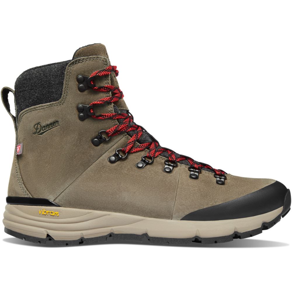 Danner Arctic 600 Side-Zip - 7" Brown/Red 200G