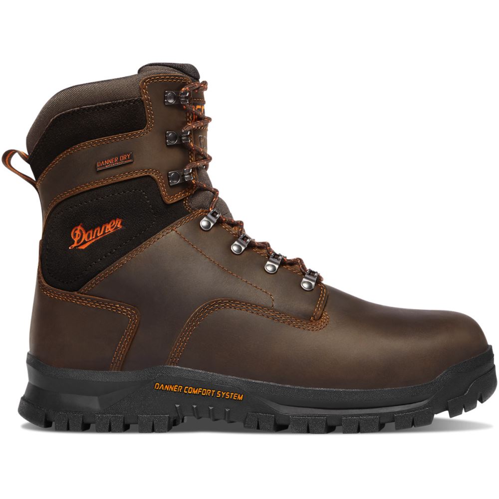Danner Crafter - 8" Brown Insulated 600G Composite Toe (NMT)