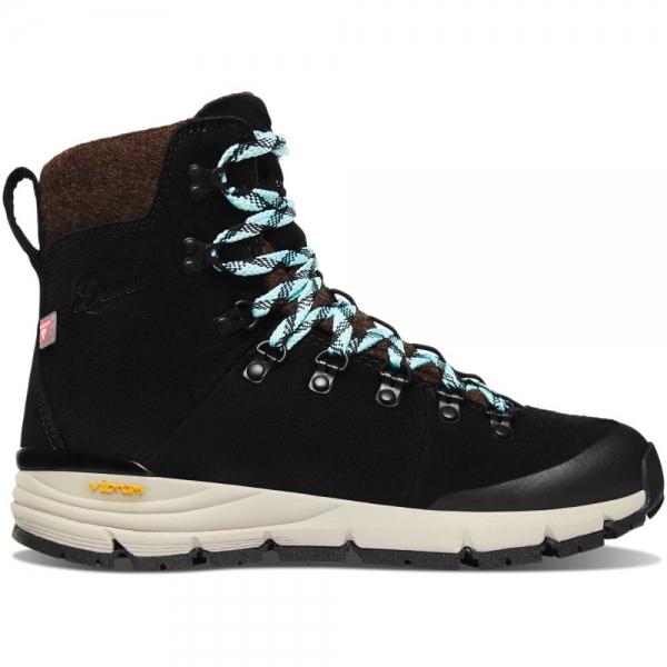 Danner Arctic 600 Side-Zip - 7" Black/Spark Blue 200G