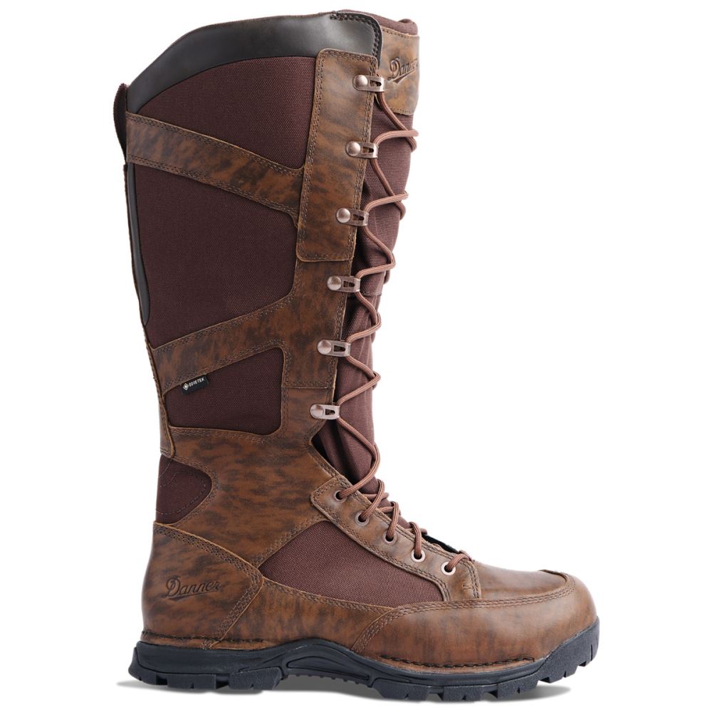 Danner Pronghorn Snake Boot - Side-Zip 17" Brown